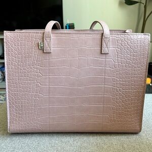 Beis work tote in atlas pink